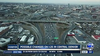 Possible changes coming to I-25 in central Denver