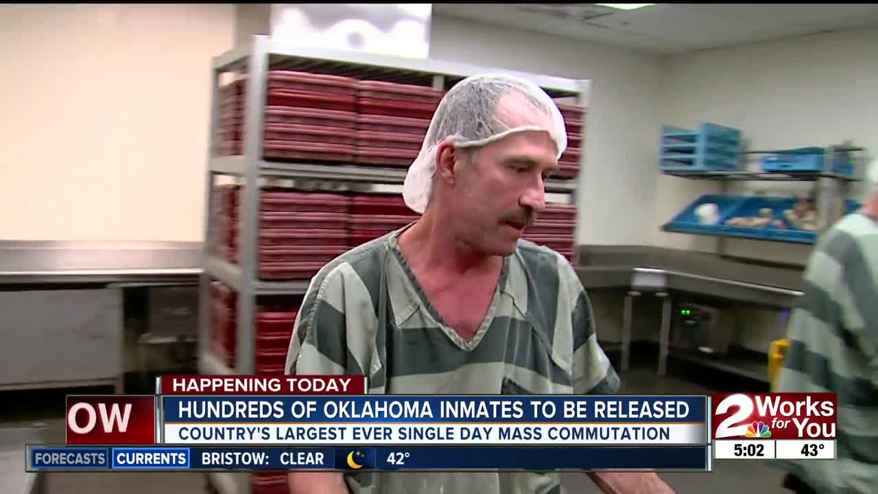 Hundreds of Oklahoma inmates to be released