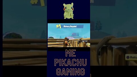 Pikachu is good at fortnite#pikachu #funny #meme