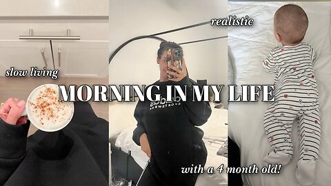 A MORNING IN MY LIFE: as a mom, slow living, fall coffee, & adidas haul!