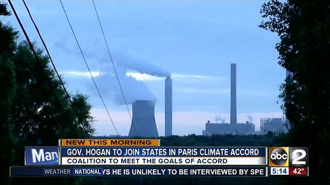 Governor Hogan commits to Paris Climate Agreement