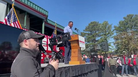 Herschel Walker RALLY live 11-19-22 complete speech with Governor Brian Kemp Georgia Senate Race