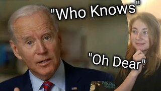 Girlfriend REACTS To Unbelievable Joe Biden Interview