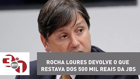 Rocha Loures devolve o que restava dos 500 mil reais da JBS