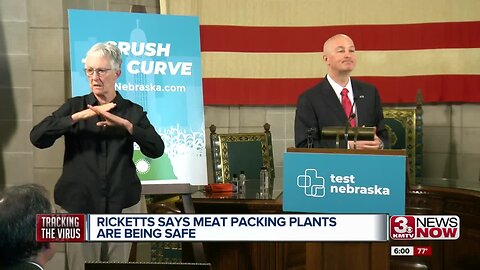 Ricketts says Meat Packing Plants Are Being Safe