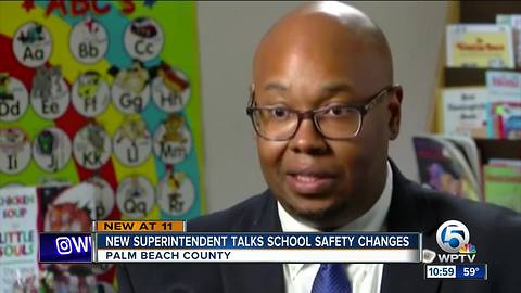 New Palm Beach Co. superintendent talks school safety, vision