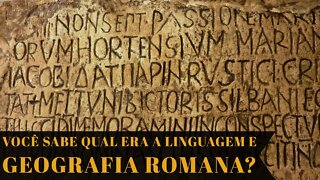 #shorts VOCÊ SABE QUAL ERA A LINGUAGEM E GEOGRAFIA ROMANA?