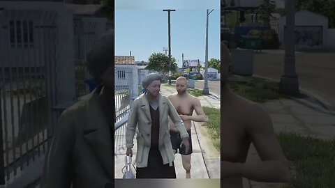 GRANDMA GETS ATTACKED! GTA RP 😂 | #shorts