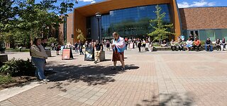Eastern Washington University: Homosexual Hecklers Help Me Draw A Crowd Of About 60 Students, Police Presence Helps Keep Things Civil, Several True Christians Come Out To Support Me, Dealing w/ Agnostics & Atheists Most of the Day, Exalting Jesus!