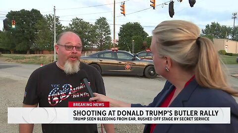 Attendee at Trump rally claims he saw the alleged shooter on a rooftop near the event