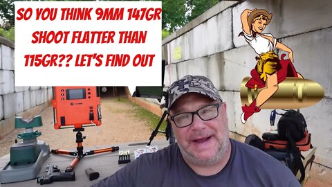 9mm 115gr Vs. 147gr, Which bullet shoots FLATTER?? Let's FIND out!!