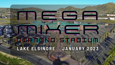 Mega Mixer Lake Elsinore Diamond Stadium | Networking Business Mixer Drone Footage