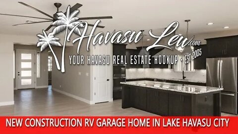New Construction RV Garage Home in Lake Havasu City 2750 Glengarry Dr MLS 1023171