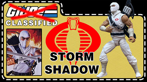 Thomas S. "Storm Shadow" Arashikage - G.I. Joe Classified Retro - Unboxing and Review