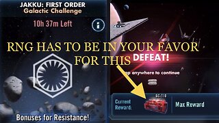 EASILY Full Auto Galactic Challenge Jakku: First Order….. As Long as RNG Wants to Play