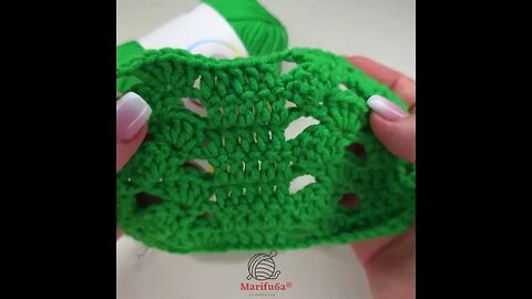 crochet stitch perfect for tops and jackets #crochet #knitting #marifu6a