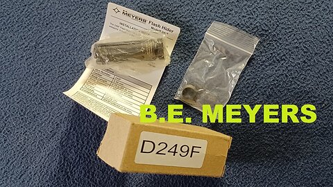 B.E. MEYERS D249F Flash Hider for M249 SAW, M4, M16.