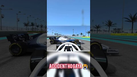 Accident ho gaya 🥺 #shorts #realracing3 #f1