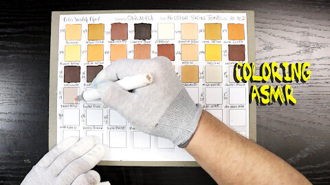 Ohuhu Skin Tone Markers Color Test ASMR