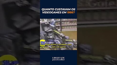 Videogame em 1995, quando o salário mínimo era de R$ 100 | #videogames #brasil
