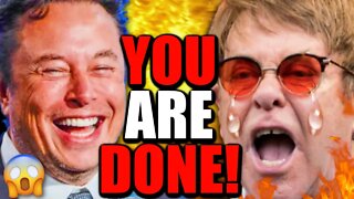 It's OVER For Elton John After INSANE BREAKDOWN on Twitter! Elon Musk Gets The LAST LAUGH!