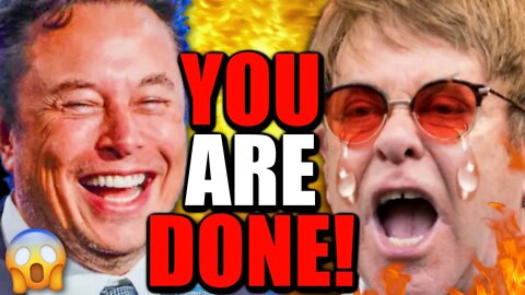 It's OVER For Elton John After INSANE BREAKDOWN on Twitter! Elon Musk Gets The LAST LAUGH!