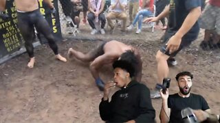 He Got PUNCHED CLEAN... Streetbeef FIGHT was wild.