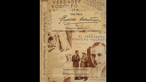 Renato Floris Announces His Translation of "The True Rudolph Valentino"