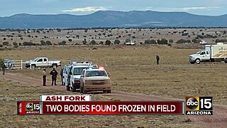 Two bodies found frozen in Ash Fork field