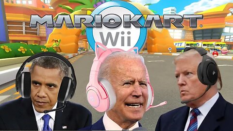 The Presidents Play Mario Kart Wii 8