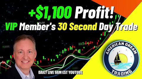 How A VIP Member Made +$1,100 Profit In Just 30 Seconds | Stock Market Success Story