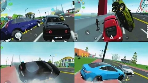 Car Simulator 2 : Thrilling car crashes of Supra, Nissan Gtr, Bmw, Mercedes