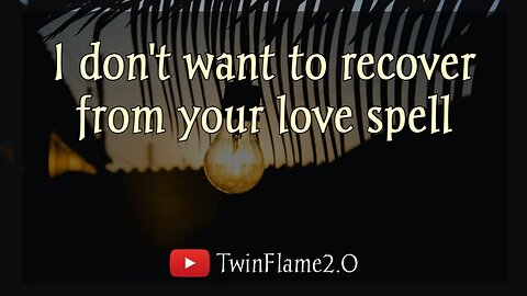 I don't want to recover from your love spell | Twin Flame Reading Today | DM to DF ❤️ | TwinFlame2.0