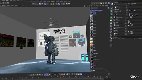 3d Modeling Fan + Room Setup (C4d + UnrealEngine )