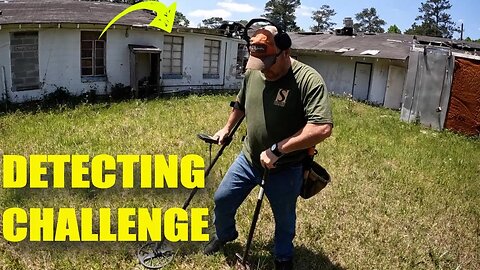 Competition for oldest coin find at abandoned school - metal detecting