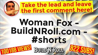 Woman Fox - BuildNRoll.com - #shorts