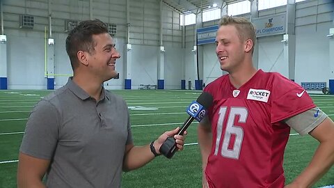 Lions QB Jared Goff talks one-on-one with Brad Galli