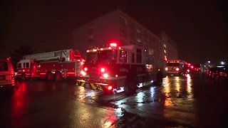 Sprinklers put out fire at Cleveland hotel