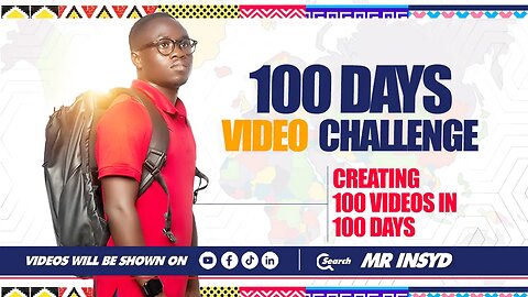 Public Annoucement. Creating 100 videos in 100 days