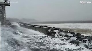 Vento, chuva e temperaturas baixas! São assim as tempestades nos EUA