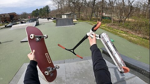 Scooter or Skateboard?