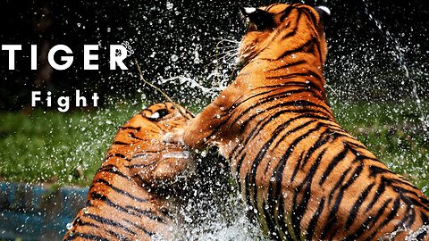 Tiger fight - Animal - Wild - Jungle - No copyright Video