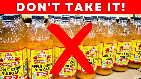 Reasons Why You Should Not Take Apple Cider Vinegar