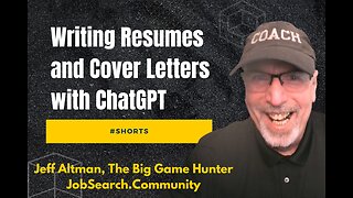 Writing Resumes and Cover Letters with ChatGPT