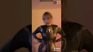 Rate the Girls: Best Spiderwoman Spidergirl TikTok Cosplay Contest #4c (Spiderman) 🕷💖 #shorts