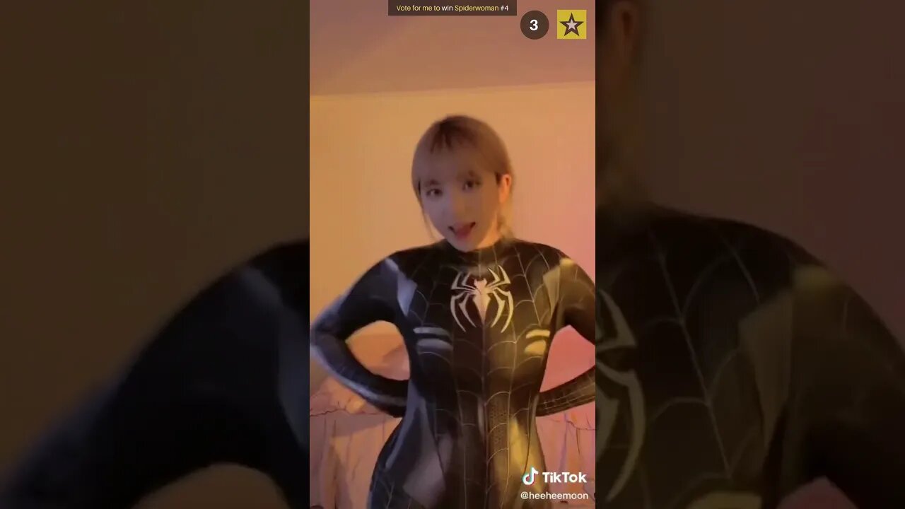 Rate the Girls: Best Spiderwoman Spidergirl TikTok Cosplay Contest #4c ( Spiderman) 🕷💖 #shorts