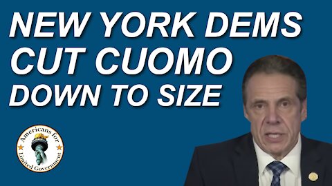 NY Dems Cut Cuomo Down To Size