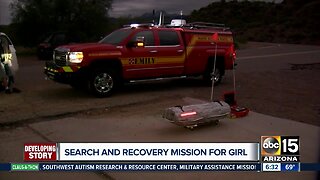 Search continues for missing child at Tonto Basin