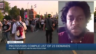 Detroit protesters to meet with Mayor Duggan Tuesday, discuss list of 23 demands