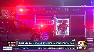 Body found inside flaming car in Blue Ash
